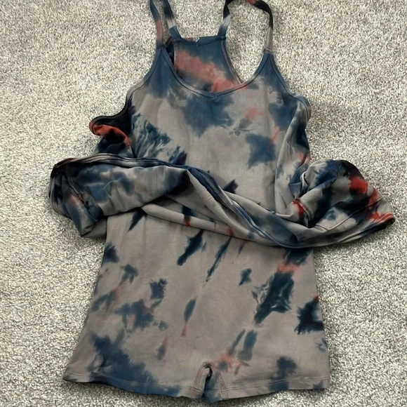 Free People Hot Shot Mini Dress in 🔥 Custom Tie Dye 🔥 - Picture 4 of 10